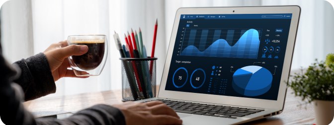 TABYON order dashboard open on a laptop